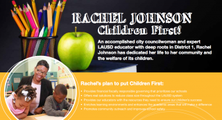 Rachel Johnson Campaign Communication LAUSD