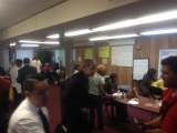 LAUSD School Board Candidate George Mckenna Campaign Office during final days leading up to election