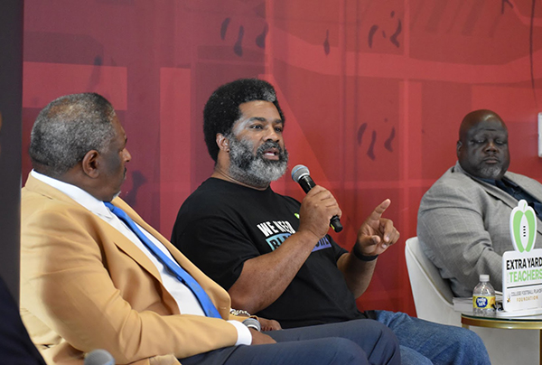 Sharif El-Mekki speaks during a panel discussion